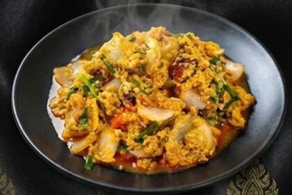 ソフトシェルクラブのカレー炒め Soft Shell Crab Curry Stir-fry