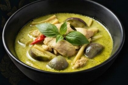 豆腐と挽肉の澄まし汁